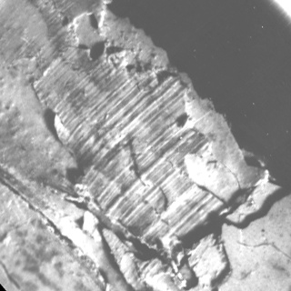 Anisotropic image with the single direction